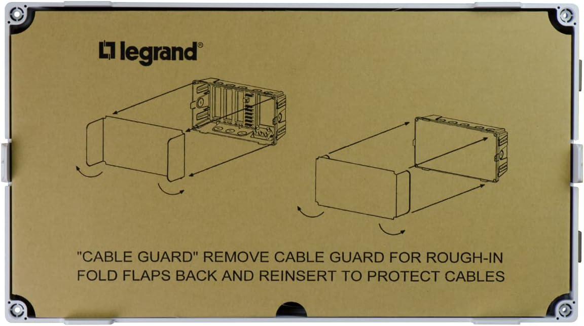 8-Inch Glossy White Plastic Network Module Enclosure with Cover