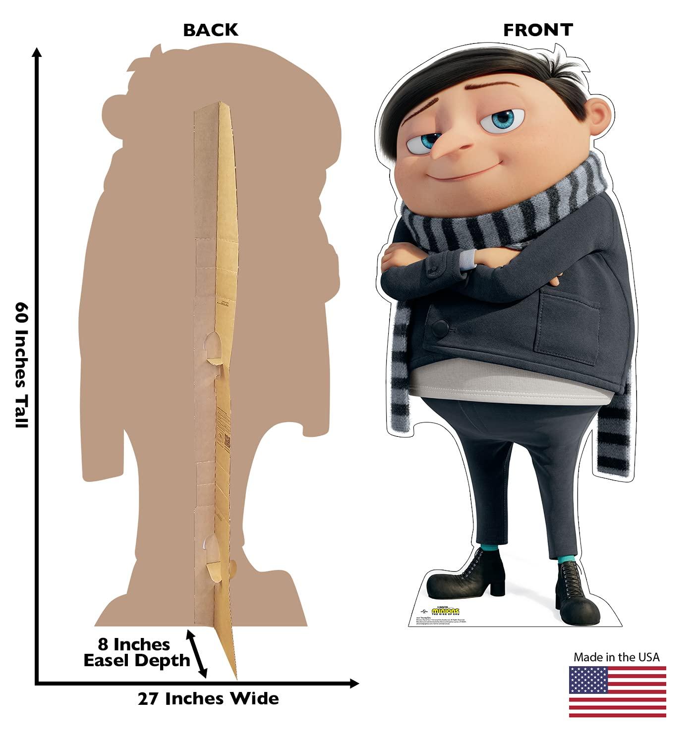 60 x 27 in. Young Gru Cardboard Cutout, Minions - Rise of Gru