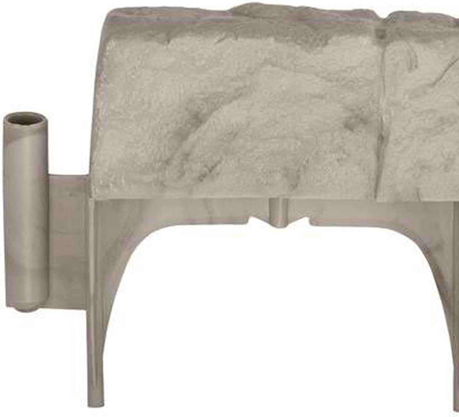 1.75'' H x 5.75'' W Gray Resin Lawn Edging (Set of 40)