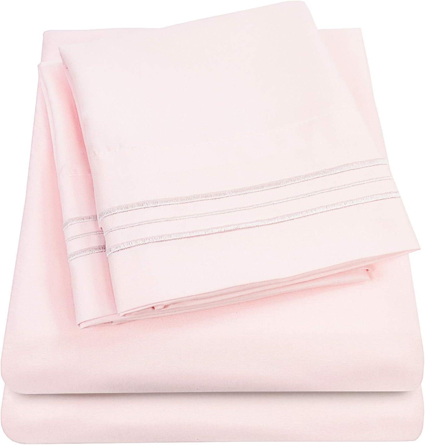 18"-24" Extra Deep Pocket, Double Brushed High End Microfiber Sheet Set by Sweet Home Collection®