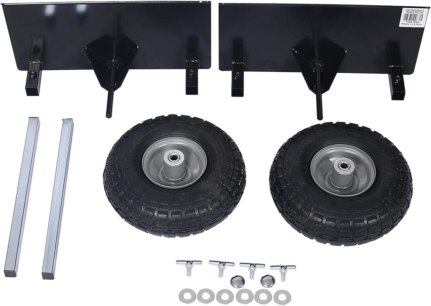 Holaki Heavy Duty Panel Dolly, Adjustable Panel Dolly, Pneumatic Wheels 600-Lb. Capacity Door Dollys with 10inch Pneumatic Wheels for Moving