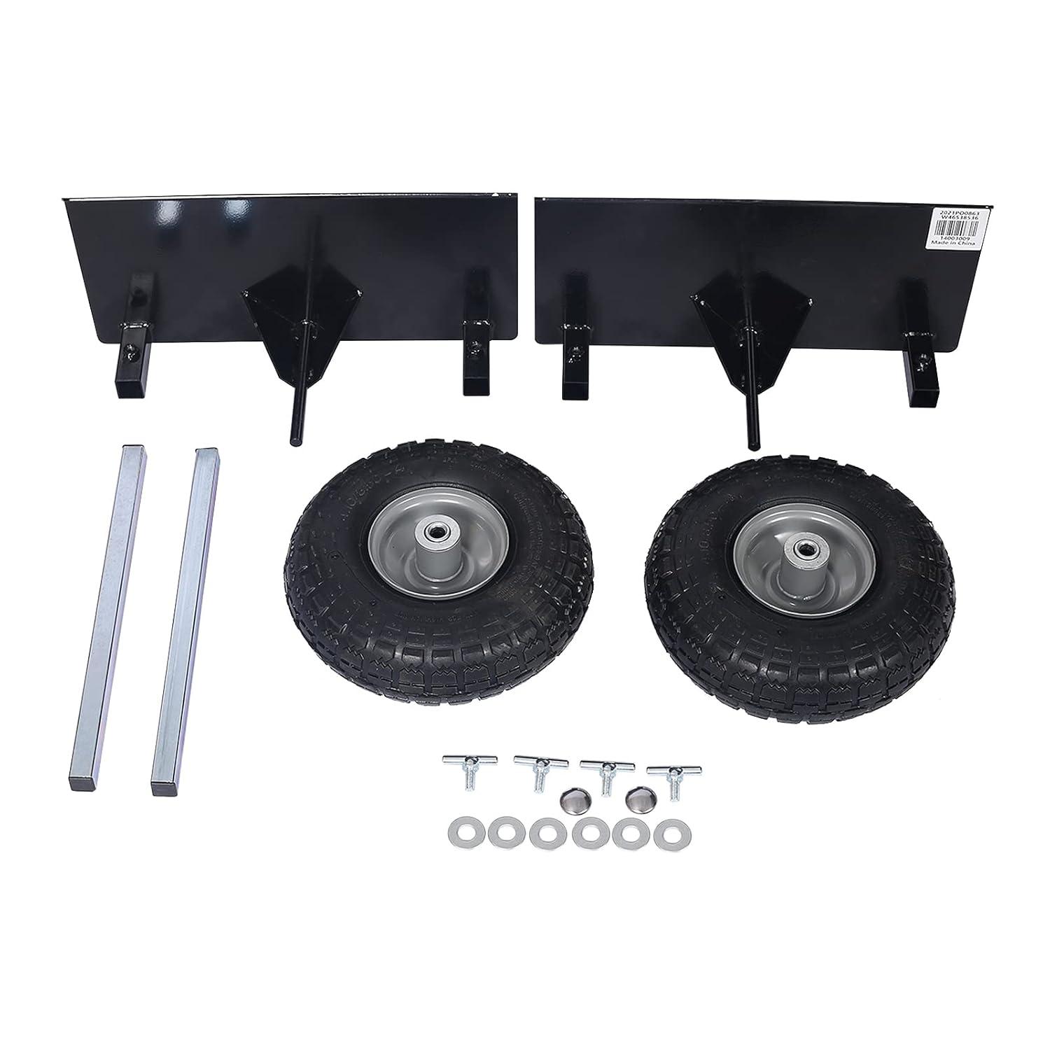 Holaki Heavy Duty Panel Dolly, Adjustable Panel Dolly, Pneumatic Wheels 600-Lb. Capacity Door Dollys with 10inch Pneumatic Wheels for Moving