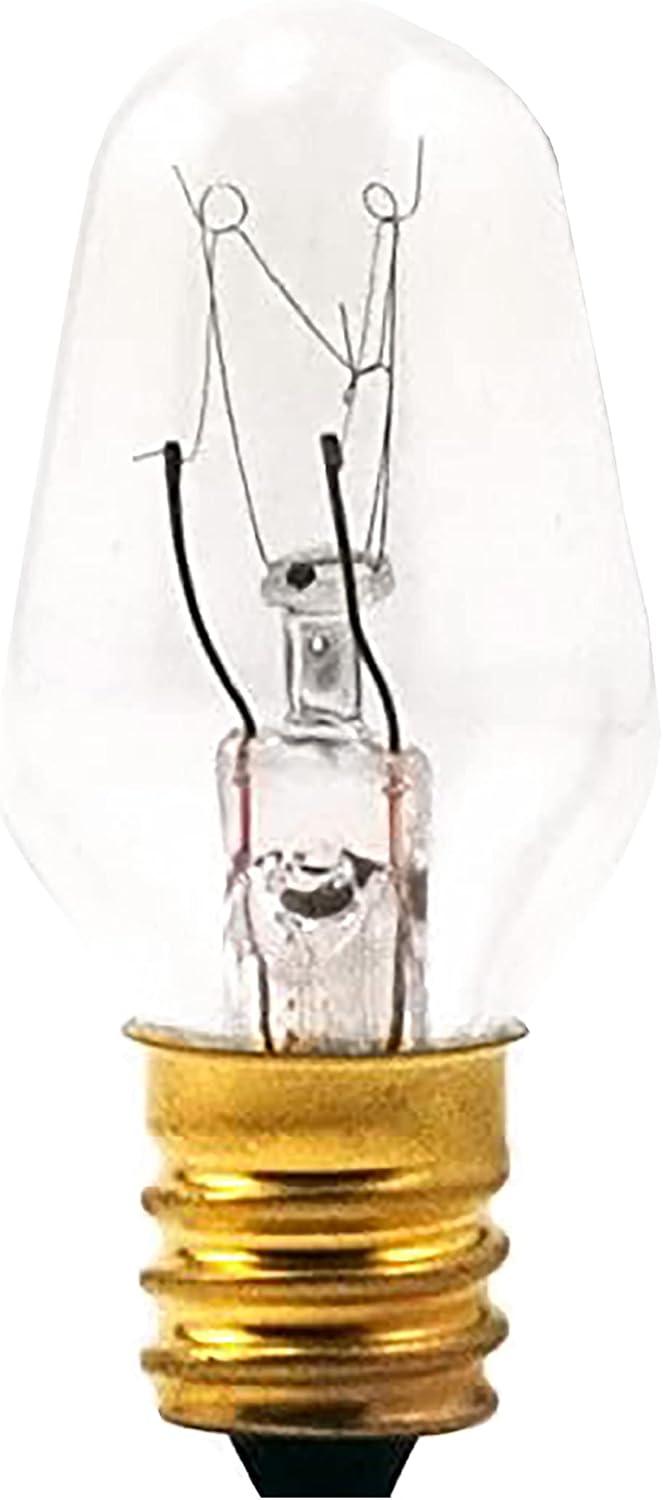 Clear C7 Incandescent Dimmable Light Bulbs, 4-Pack