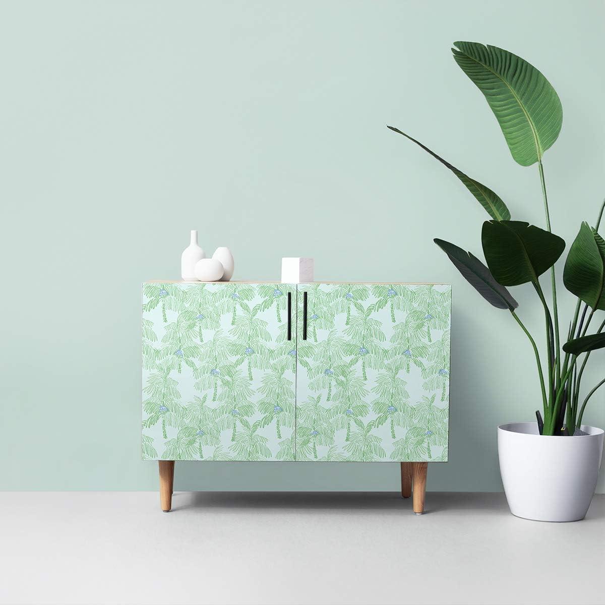 NextWall  Palm Beach Peel and Stick Wallpaper Baby Blue & Seafoam
