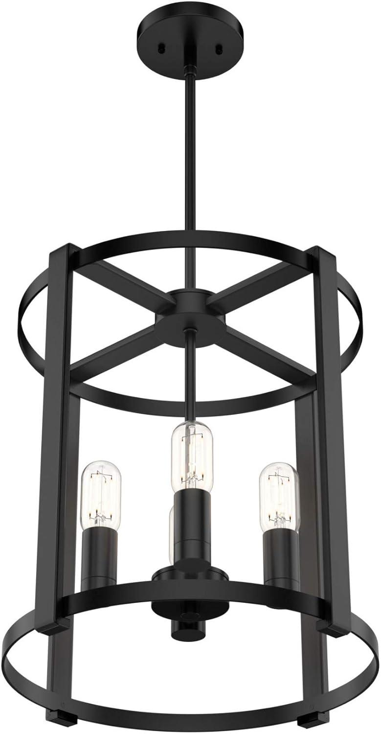 Hunter Astwood 16 Chandelier Astwood 4 Light 16" Wide Chandelier - Black