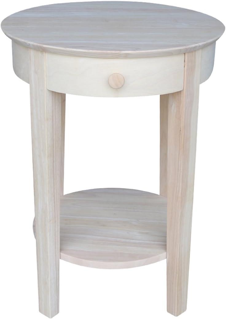 International Concepts Phillips Accent Table Includes Drawer