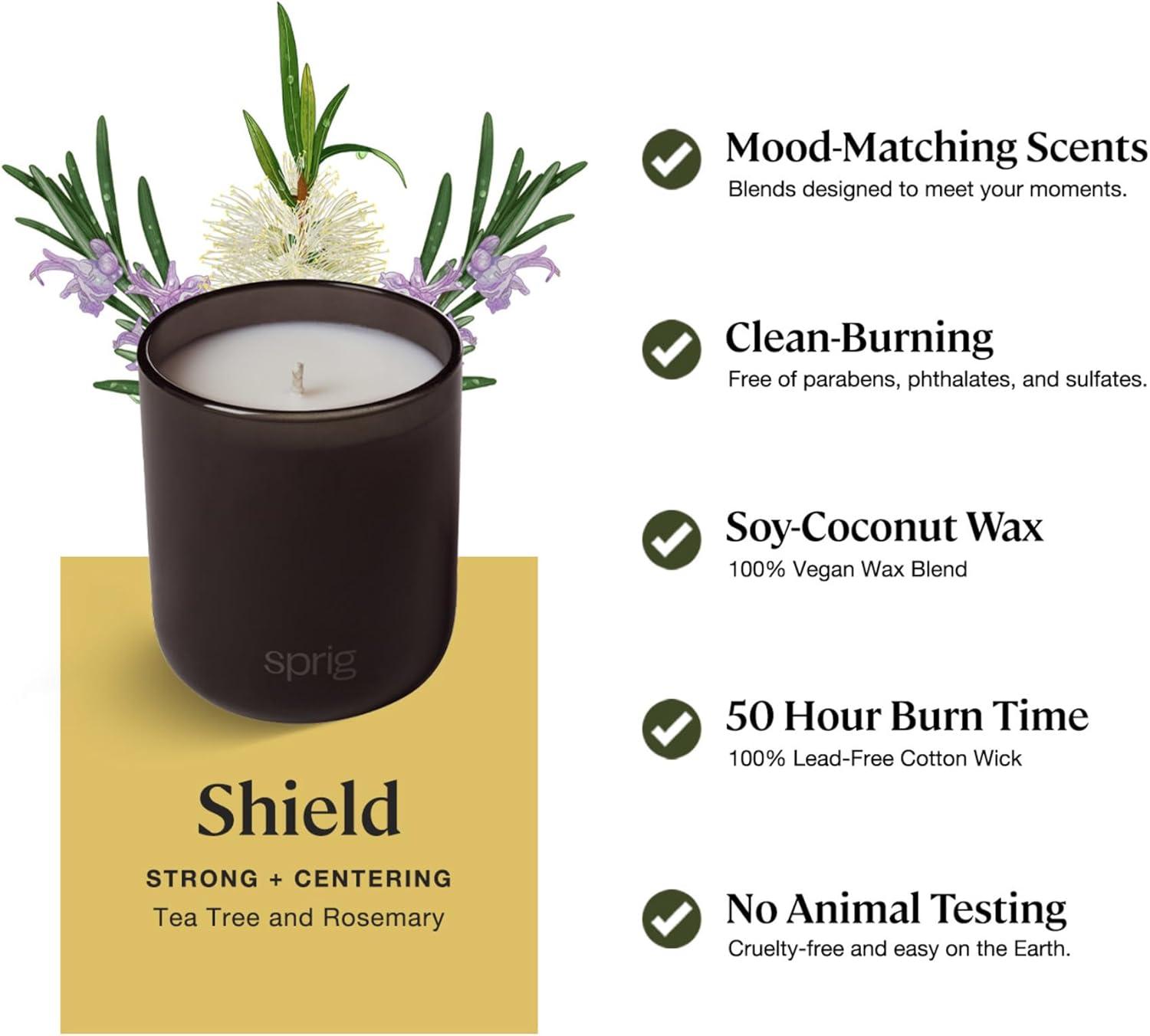 Shield Aromatherapy Scented Soy Tealight Candle