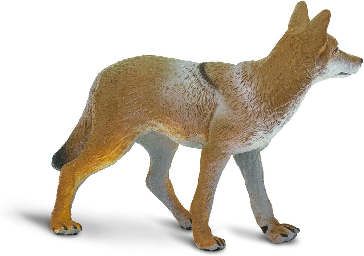 Safari Ltd Wild Safari North American Wildlife 3.75" Coyote Model Figure