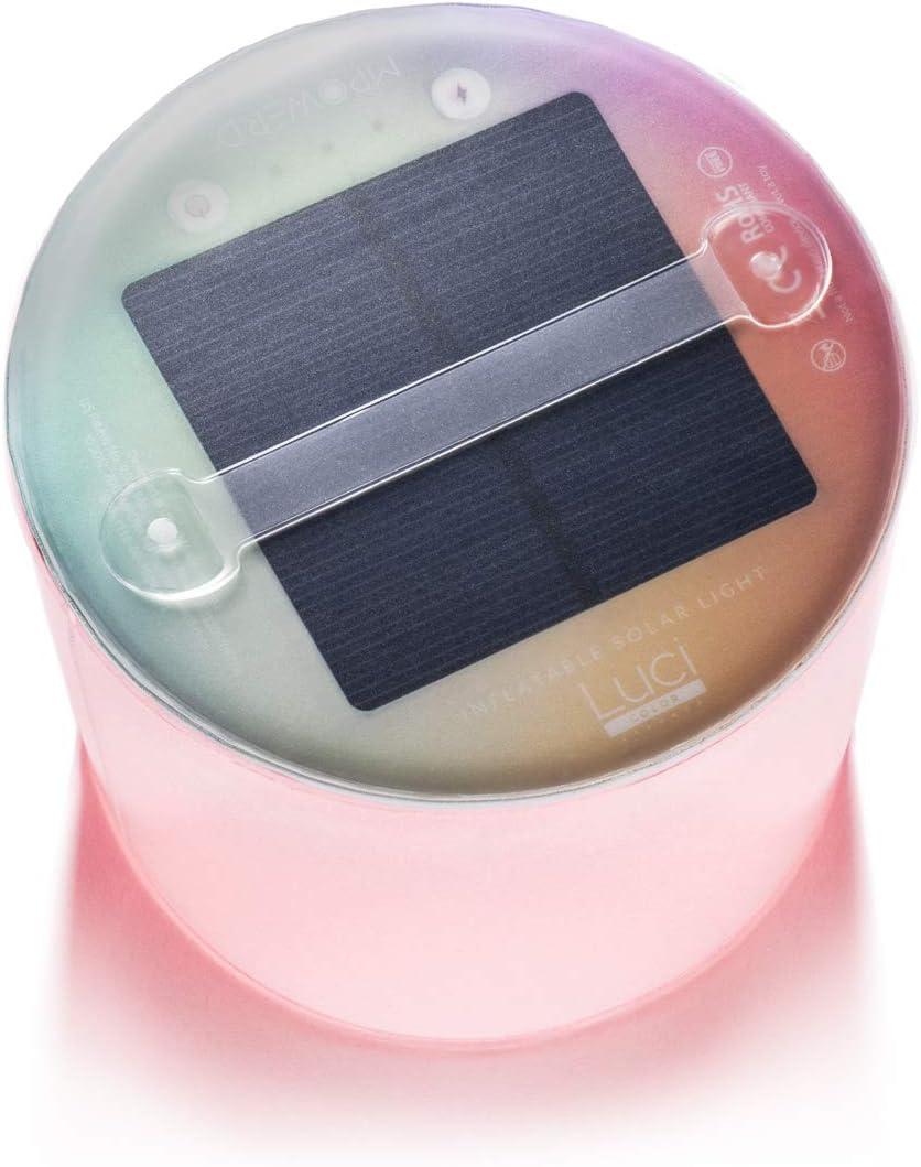 MPOWERD MPOWERD Luci Lux Solar Inflatable Rechargeable LED Lantern, 5", Waterproof, Shatterproof