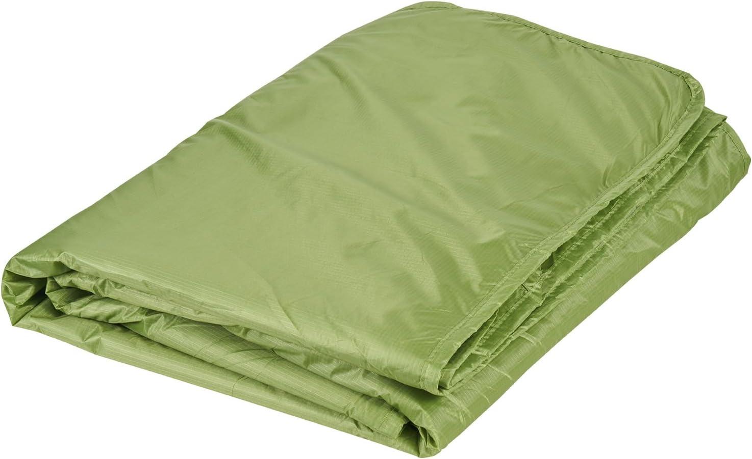 VEVOR Camping Blanket, Large Warm Wearable Stadium Blanket, Waterproof & Windproof, Polyester Fleece, Flame Retardant, 79" x 59", Army Green