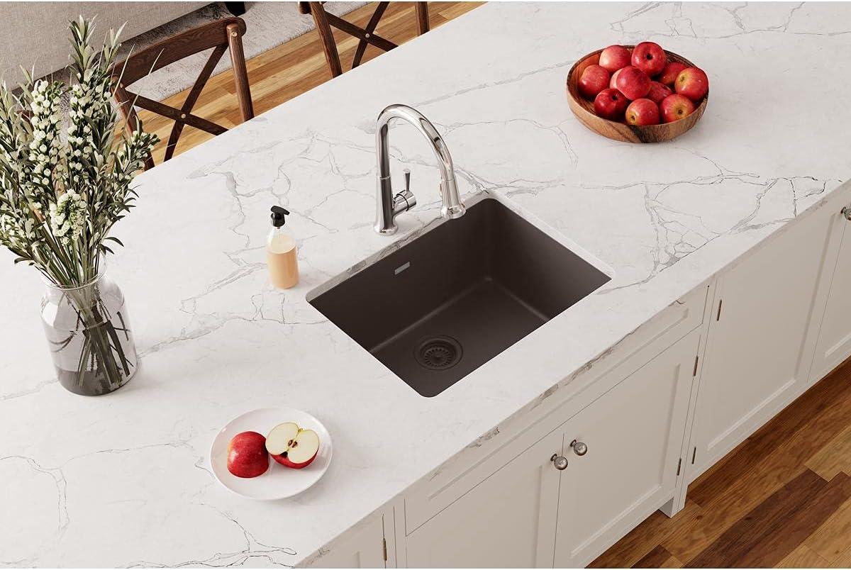 Quartz Classic 24-5/8" x 18-1/2" x 9-1/2" Undermount Kitchen Sink