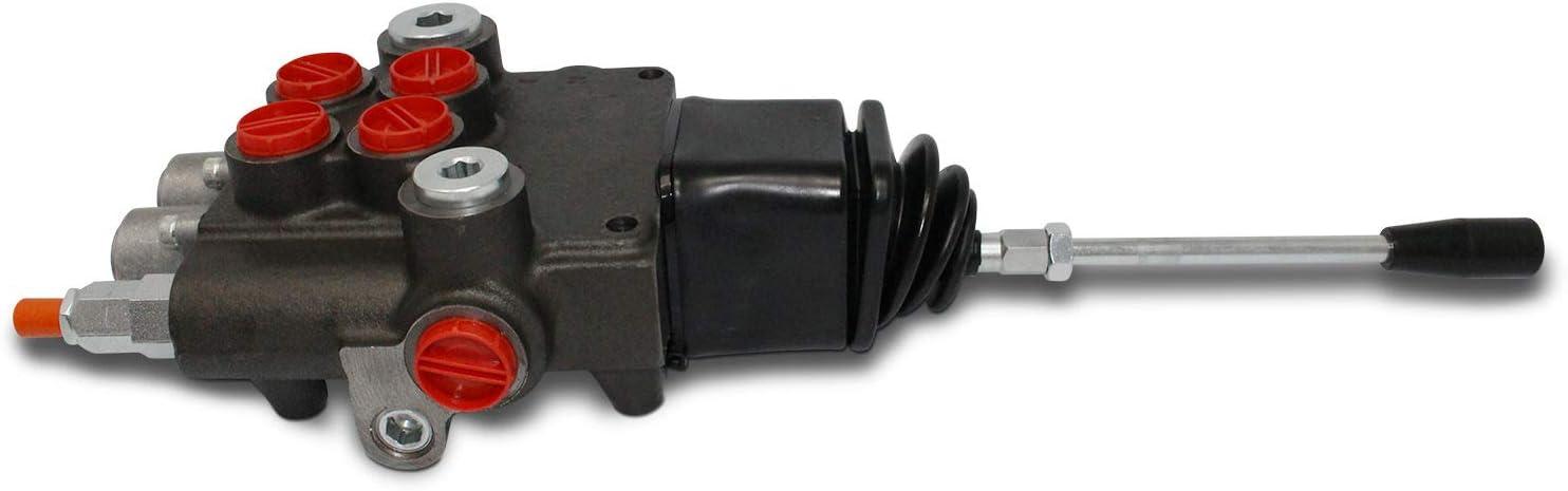 Handdo 21GPM 2 Spool Hydraulic Directional Control Valve W/Joystick For Tractor Loader