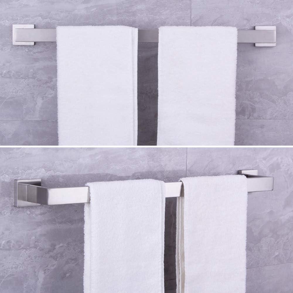 24'' Wall Mounted Towel Bar Towel Rack in Stainless Steel