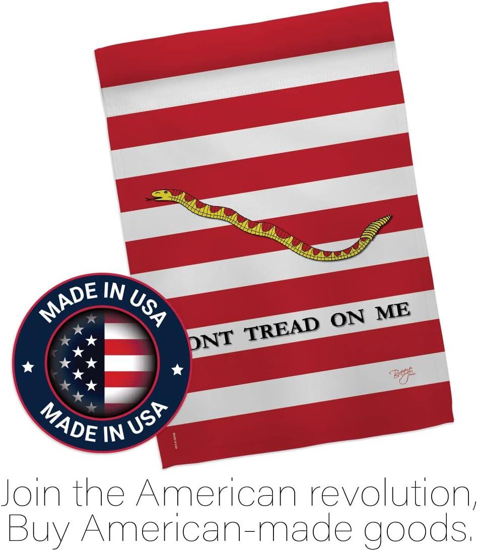 Breeze Decor Double Sided 18.5'' H x 13'' W Burlap Flag Set