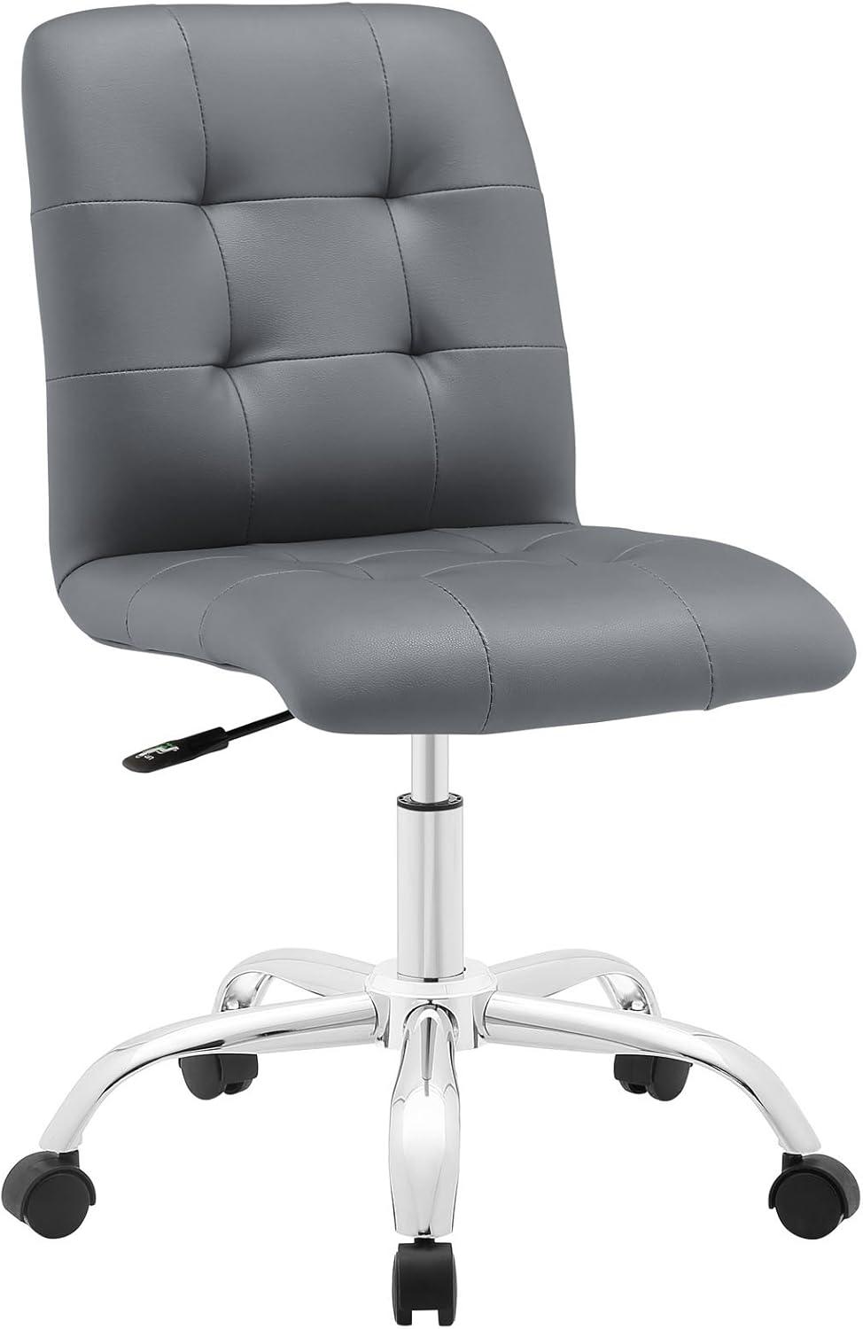 Modway Prim Armless Mid Back Office Chair