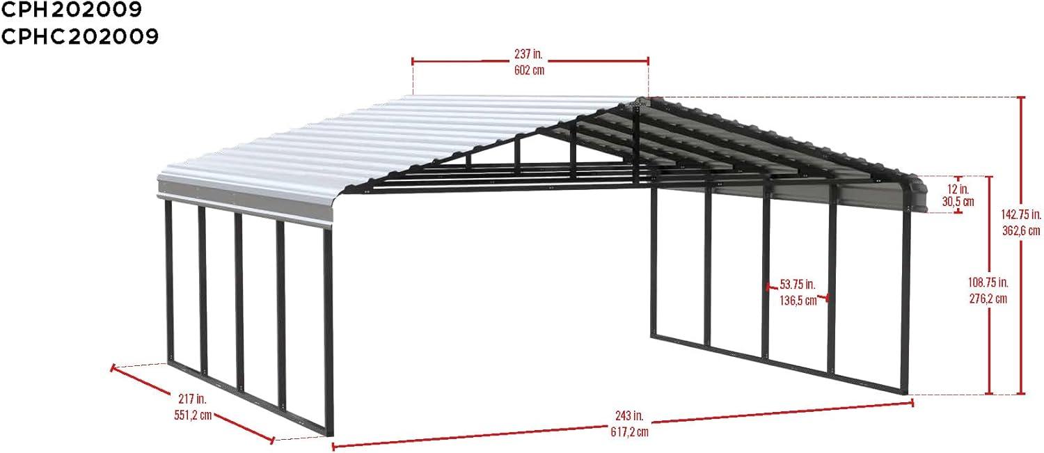 Arrow Carport  20 ft. x 24 ft.
