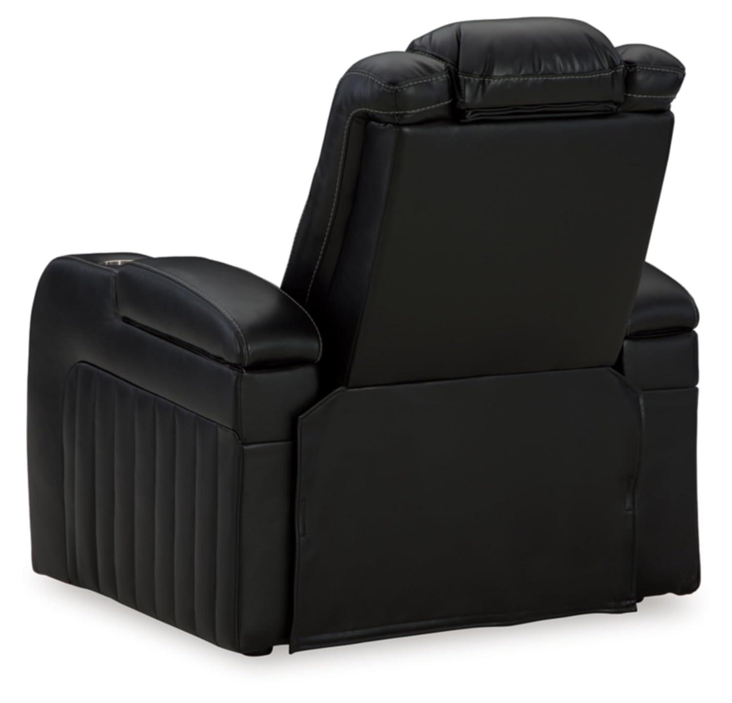 Signature Design by Ashley Caveman Den Midnight Power Recliner