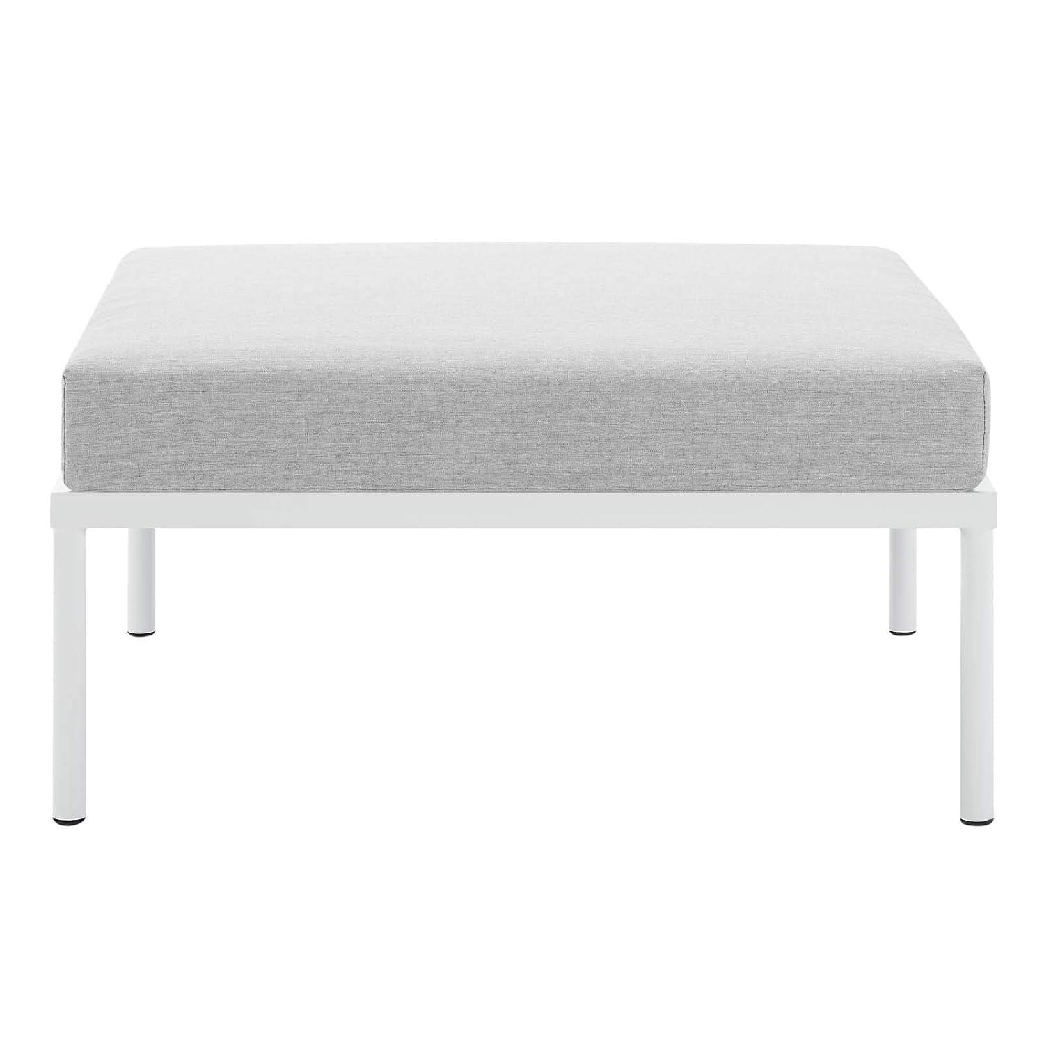 Harmony Sunbrella Outdoor Patio Aluminum Ottoman by Modway