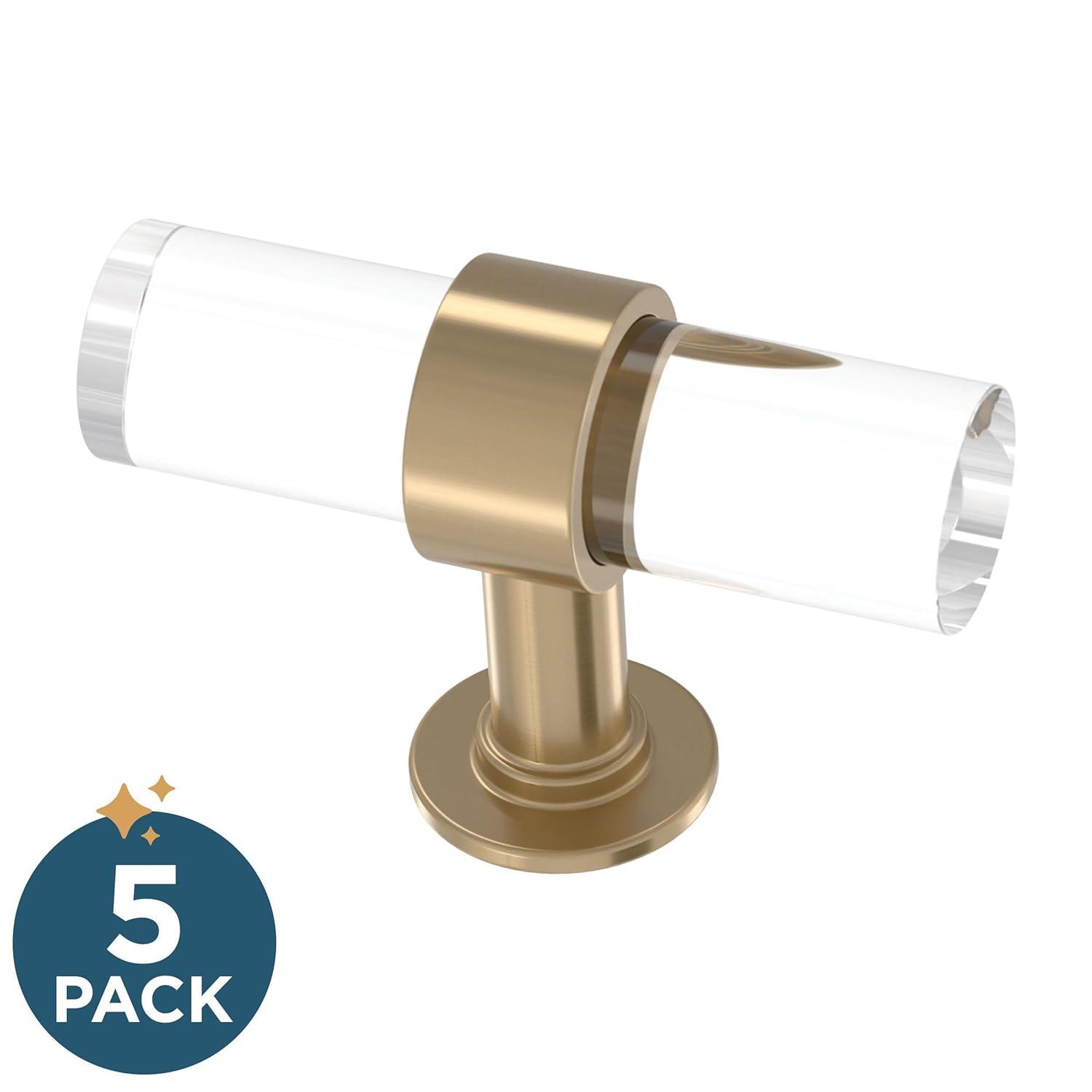 Franklin Brass Acrylic Bar Knob Multipack (Set of 5)