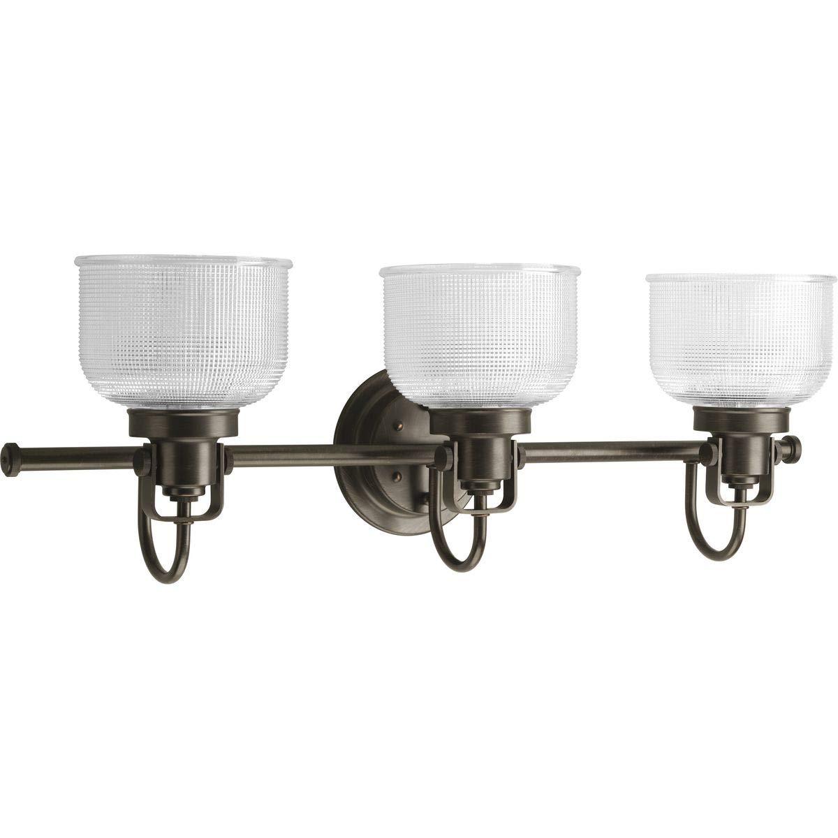 Rosser 3 Light Transparent Dimmable Vanity Light