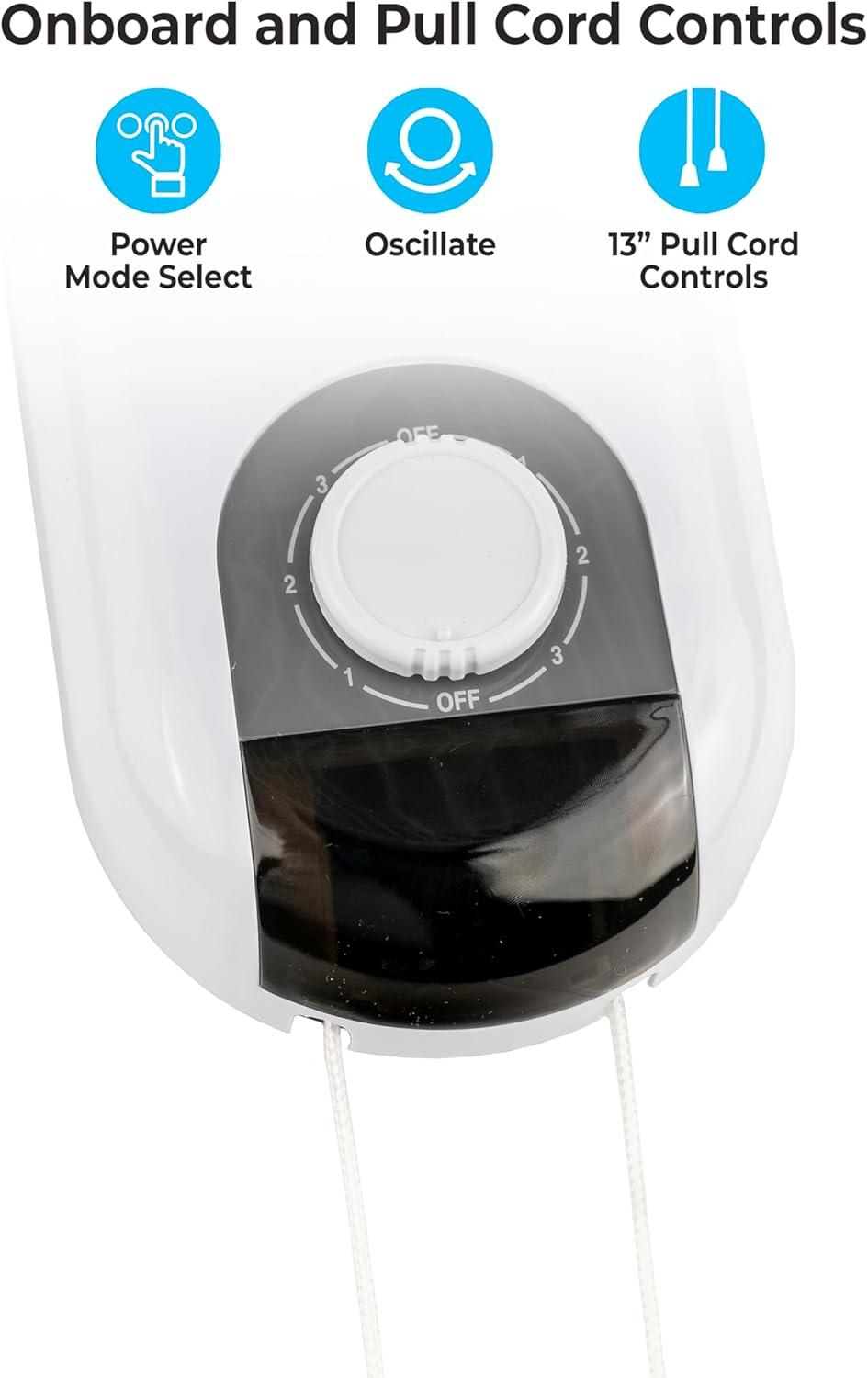 Comfort Zone 16" Wall Mount Fan