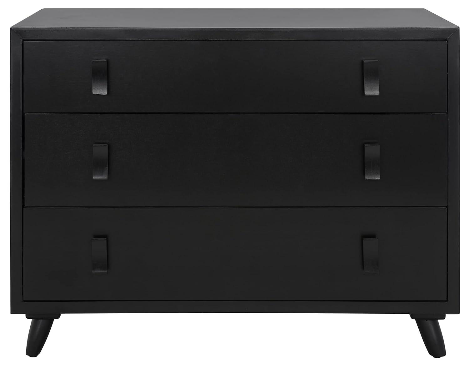 Blaize 3 Drawer Chest - CHS6601 - Black - Safavieh