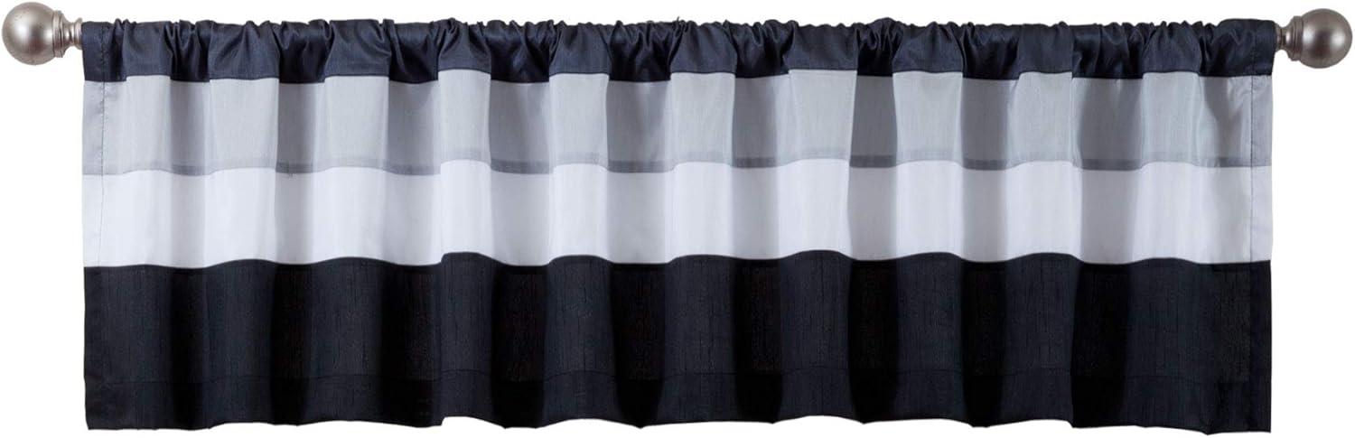 Striped Tailored 84'' W Curtain Valance in