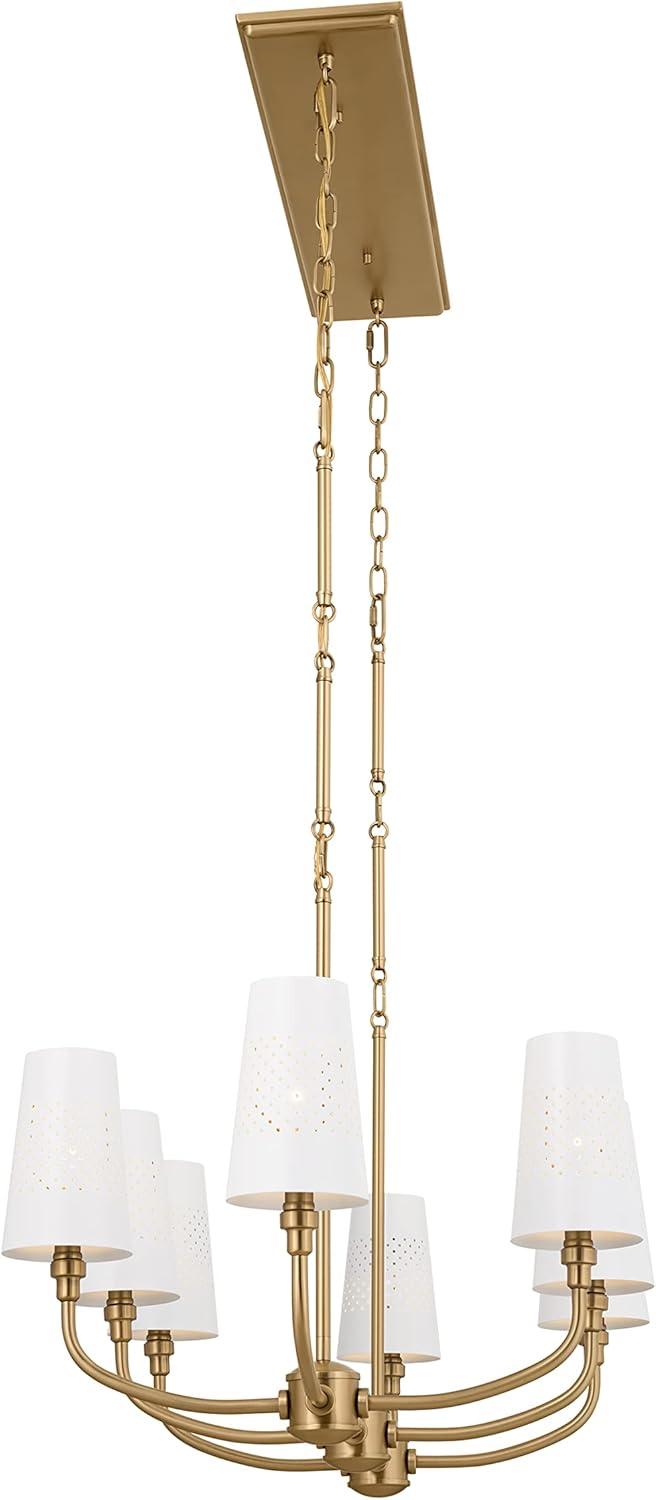 Kichler Lighting Adeena 8 - Light Chandelier in  Brushed Natural Brass