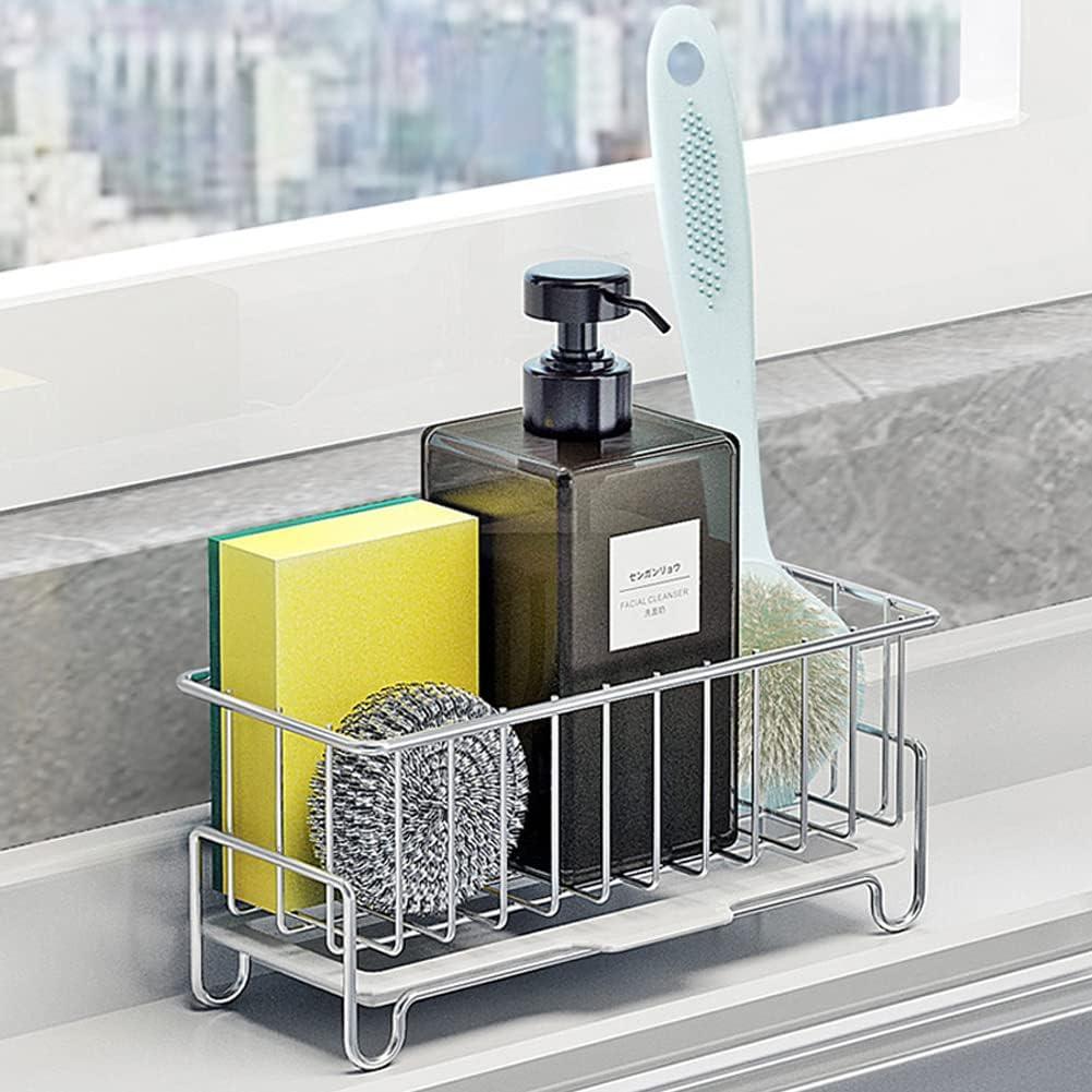 Kitchen Countertop Stainless Steel Organizer for Cleaning Tools Holder