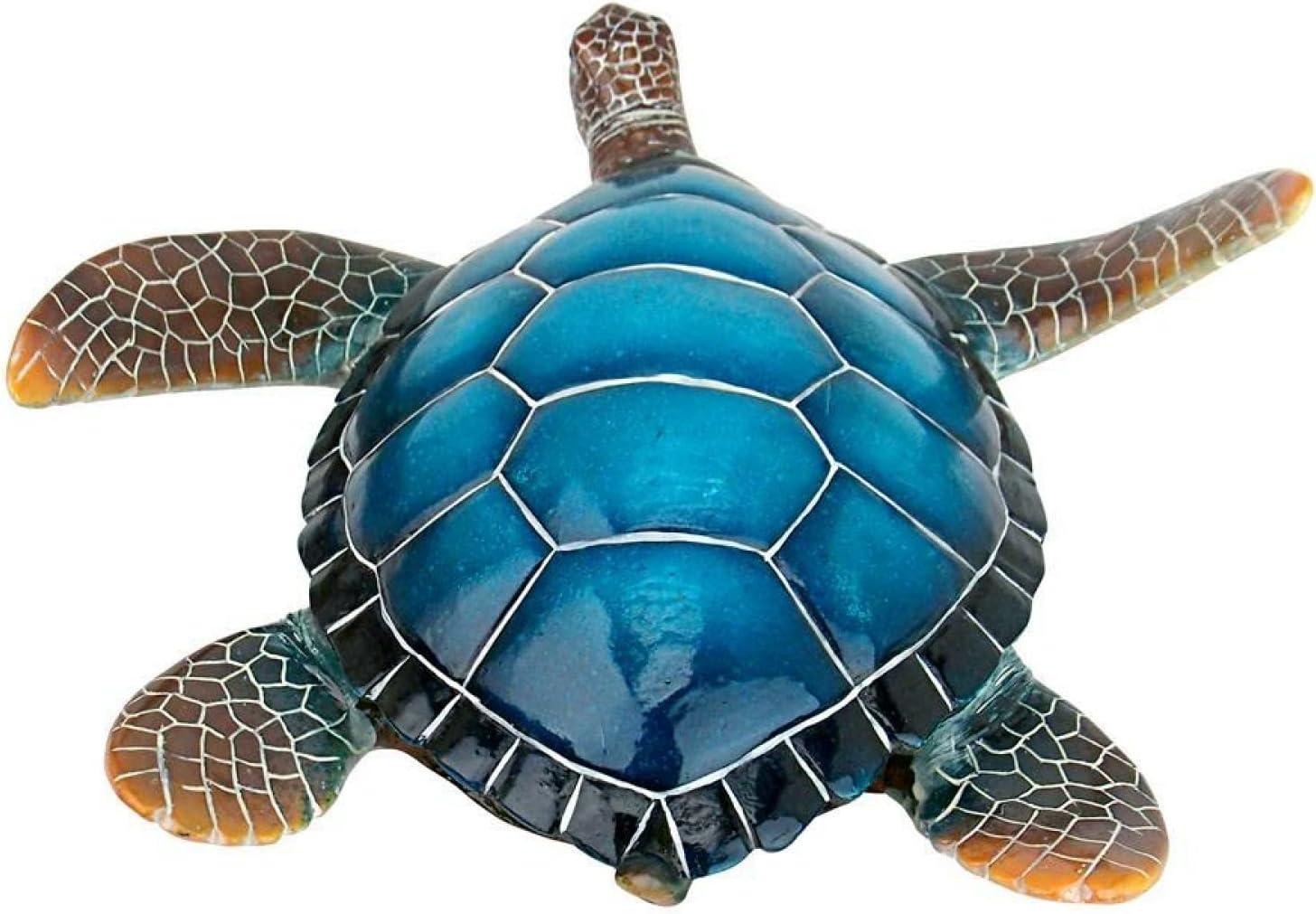 Design Toscano Large Blue SEA Turtle Statue