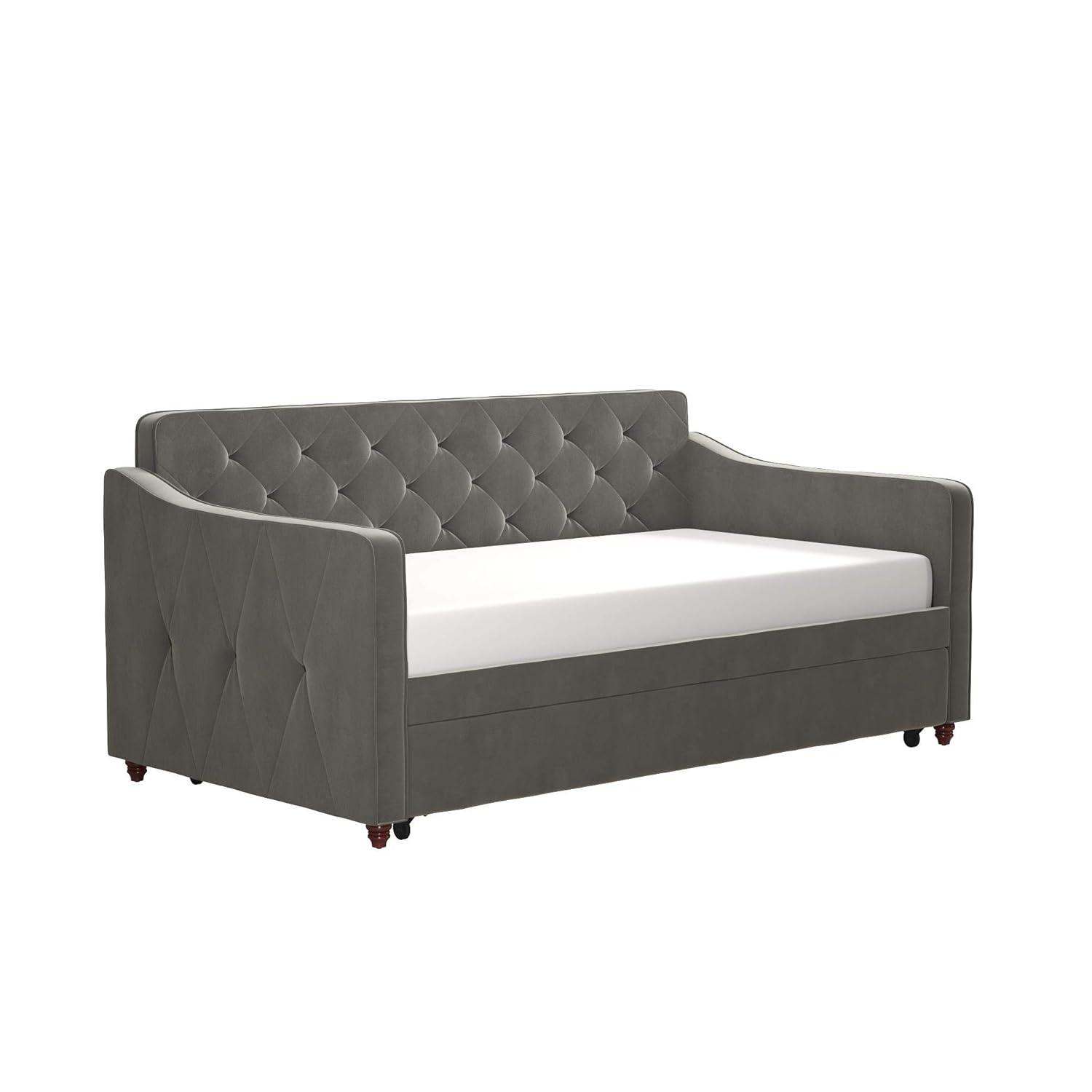 Novogratz Vintage Upholstered Daybed with Trundle