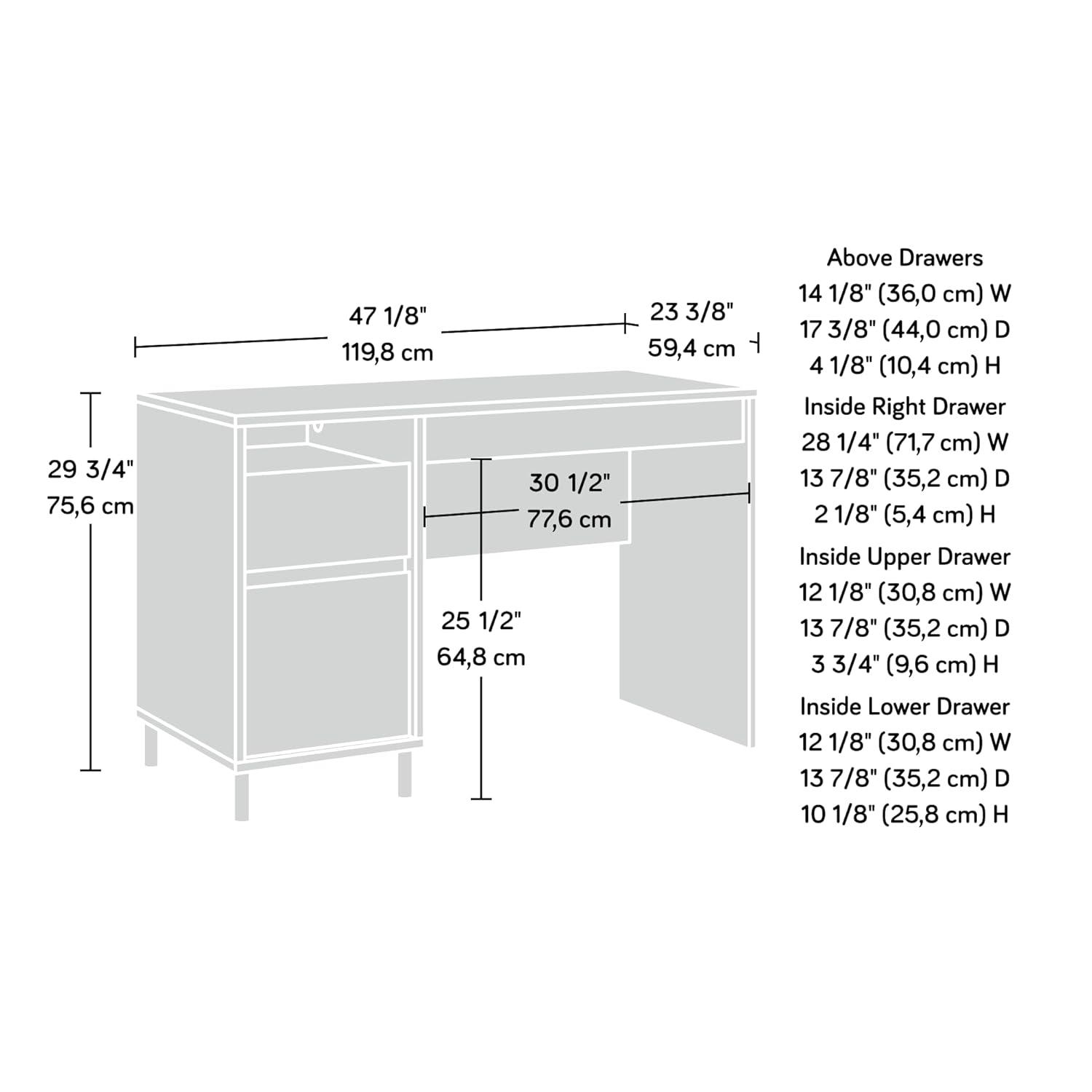 Acadia Way Metal Base Computer Desk