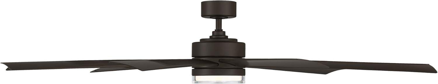 Wynd XL Bronze 72" Smart Ceiling Fan with LED Light and Remote