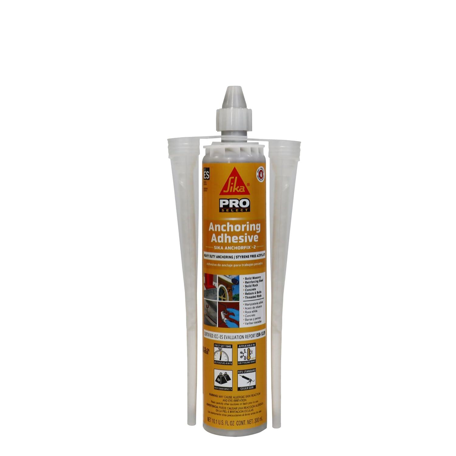 10.1 oz Sika Corporation 112718 AnchorFix-2 High Performance Construction Adhesive