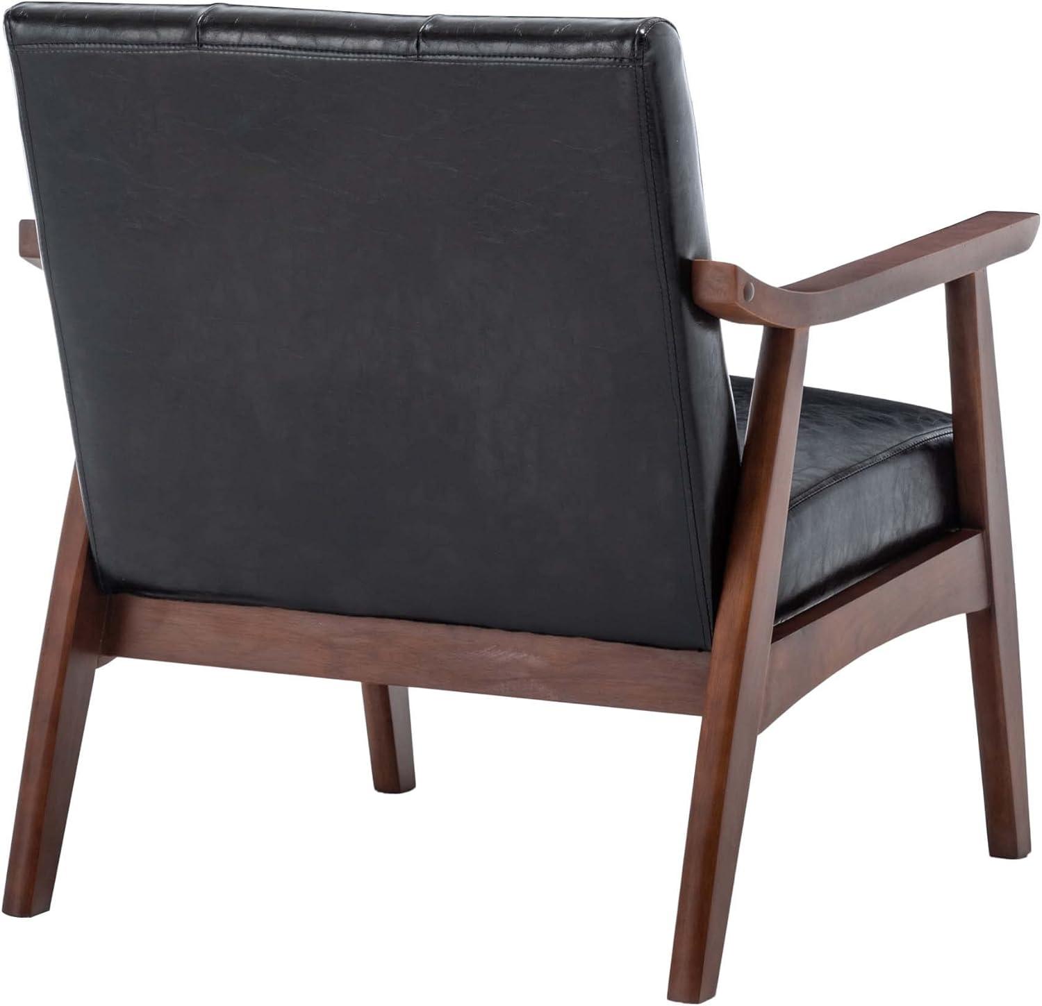 Convenience Concepts Take a Seat Natalie Accent Chair, Light Gray Fabric/Espresso