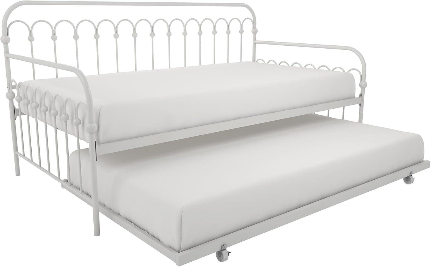 Bright Pop Metal Daybed with Trundle