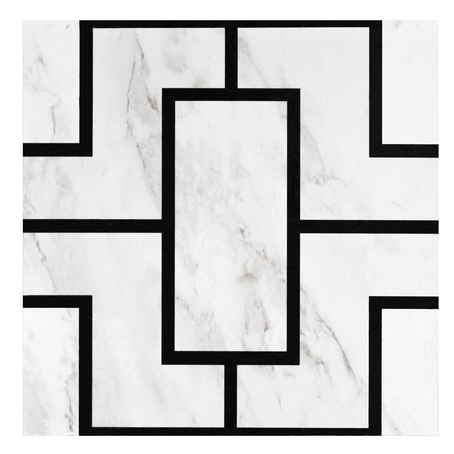 Achim Retro 12x12 Self Adhesive Vinyl Floor Tile - Affinity - 20 Tiles/20 sq. ft.