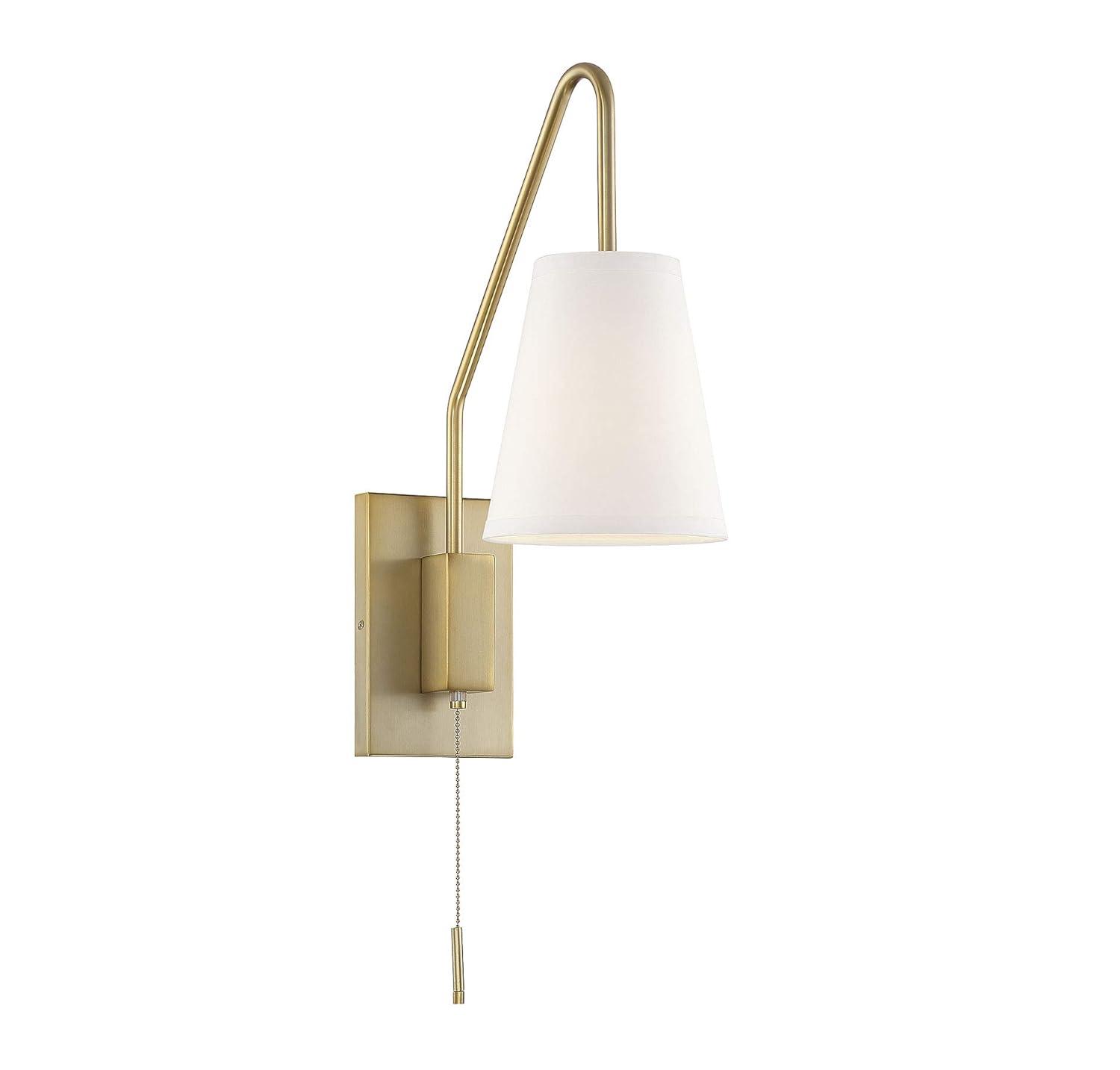 Savoy House Owen 1 - Light Swing Arm Lamp in  Warm Brass