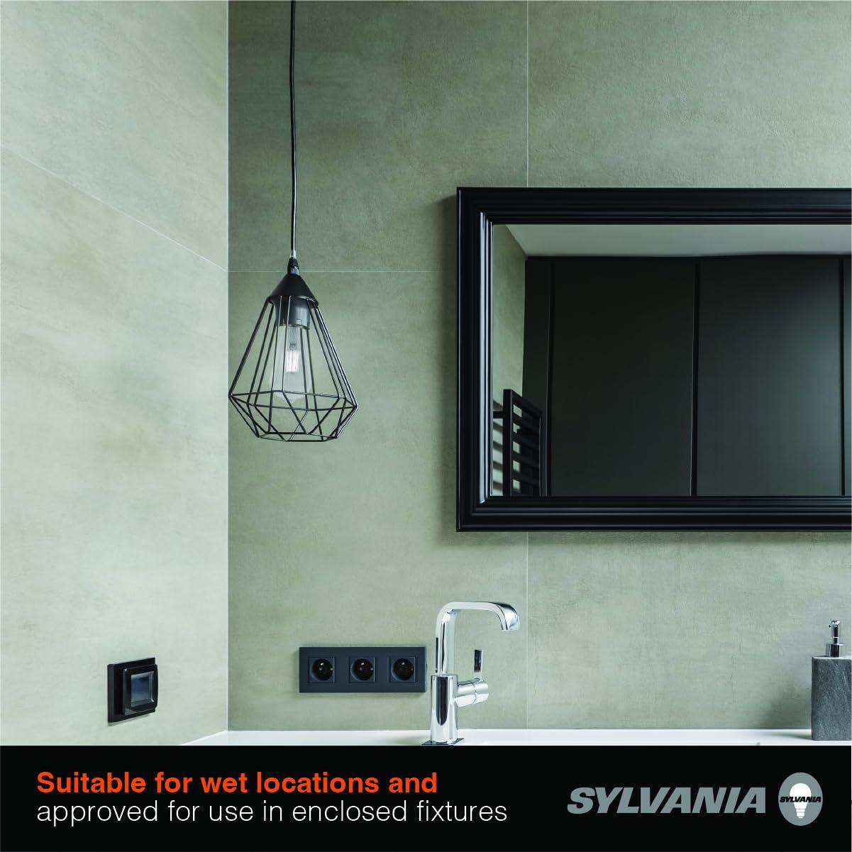 Clear LED White Filament Dimmable Bulb, 60W, Medium Base