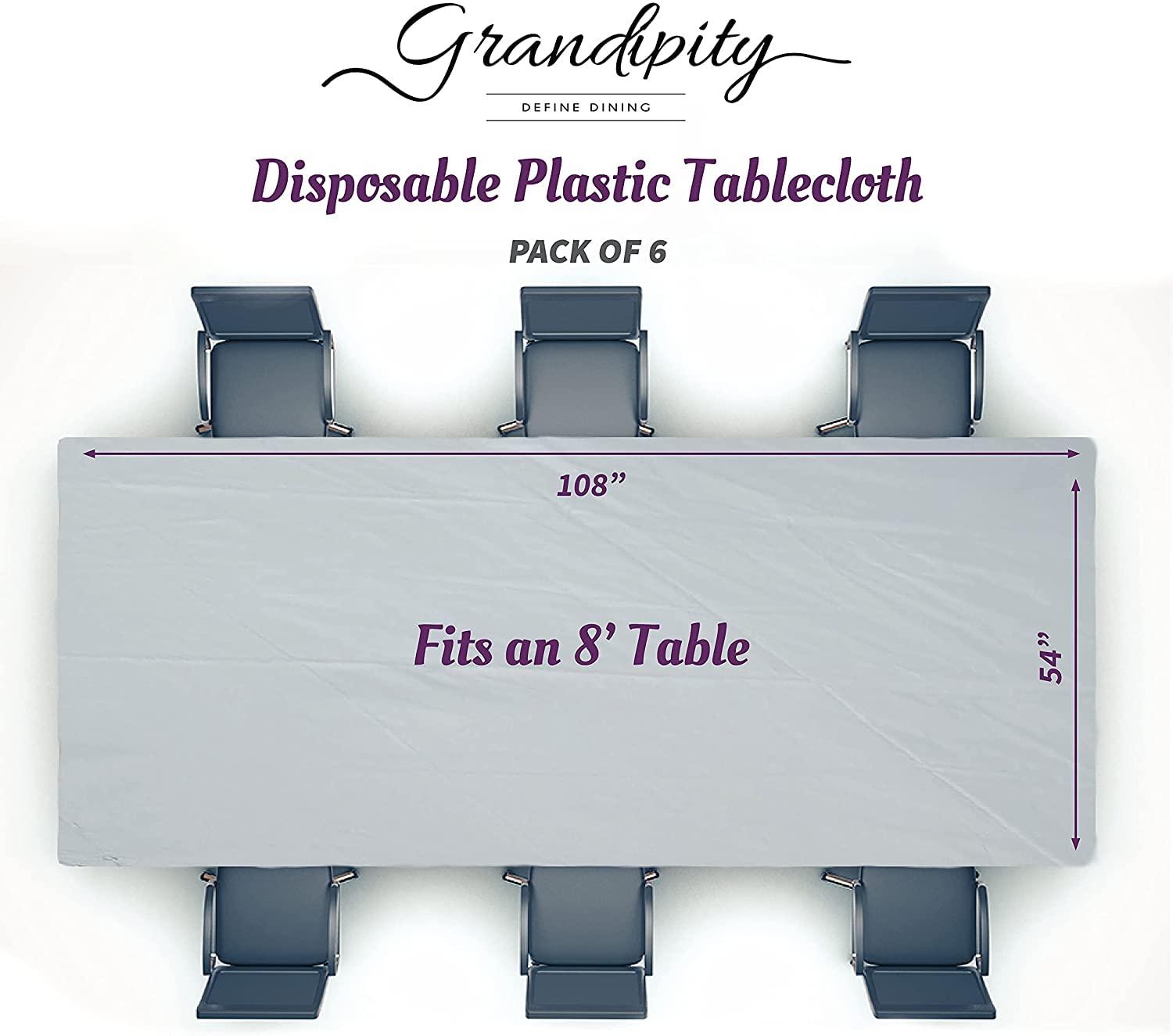 Grandipity Disposable Tablecloth (Set of 6)