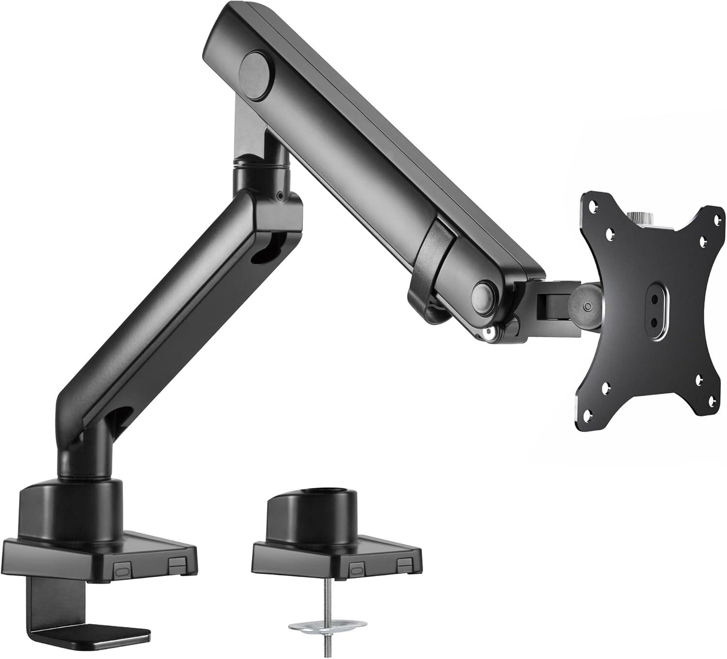 Vivo Mechanical Arm Single Monitor Desk Mount