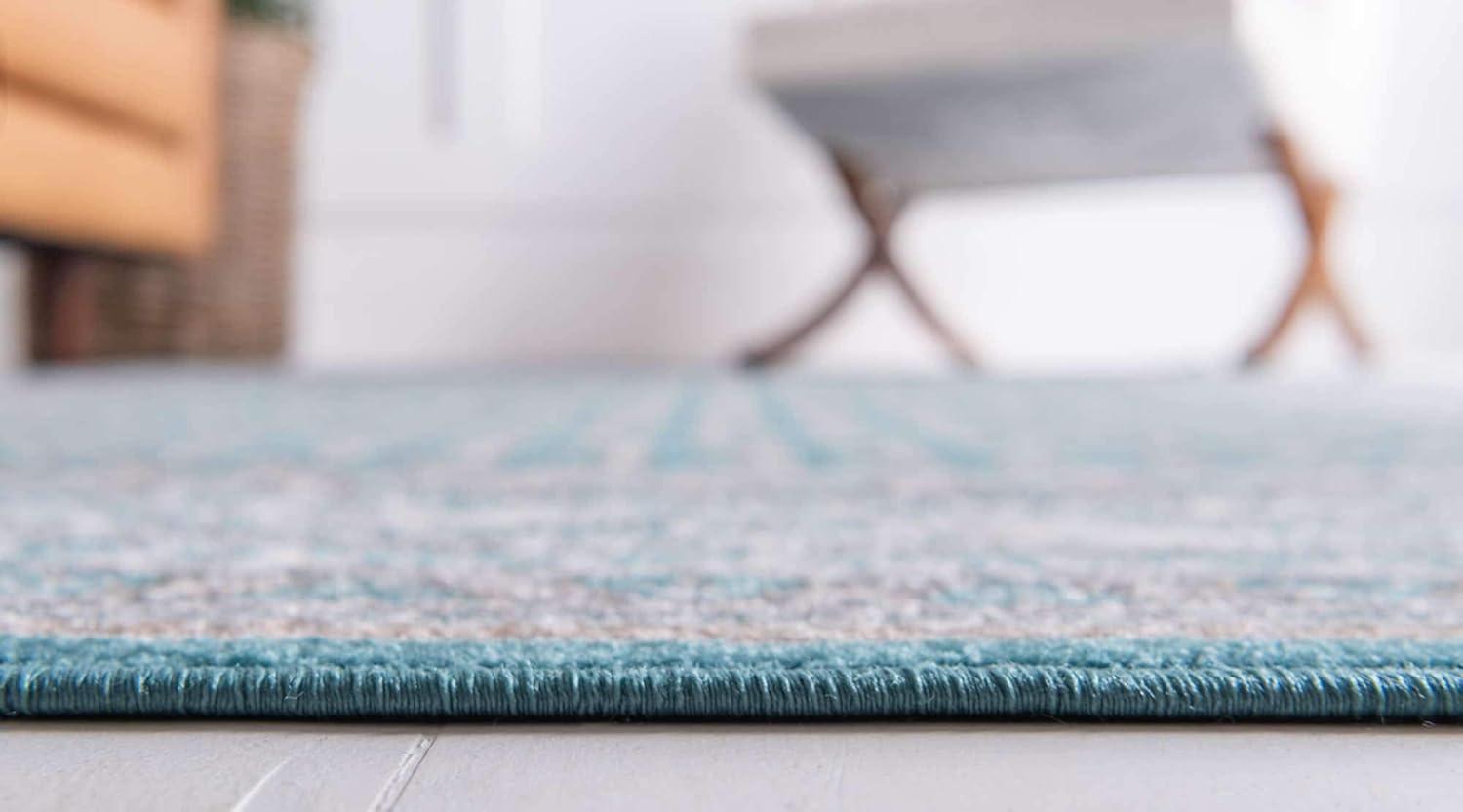 RugPal Wingate Turquoise Area Rug