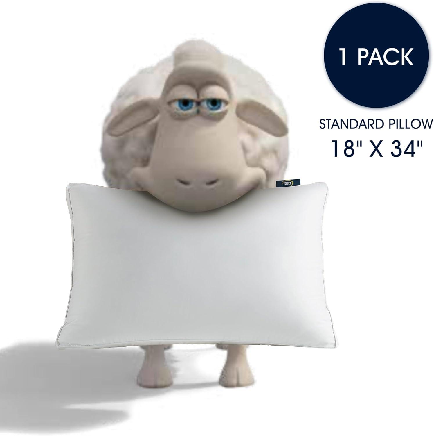 Serta Serta 300 Thread Medium Down Bed Pillow