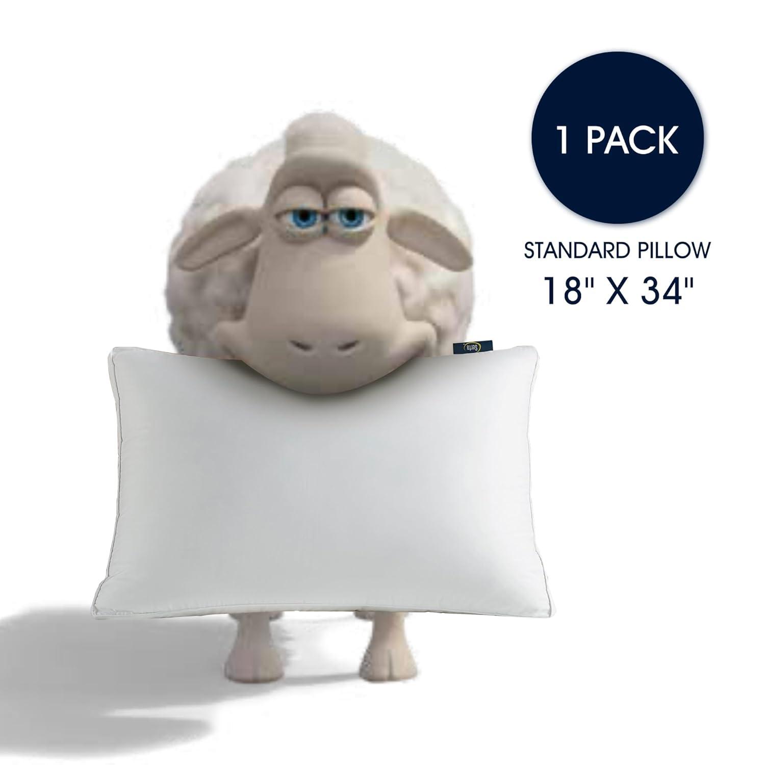 Serta Serta 300 Thread Medium Down Bed Pillow