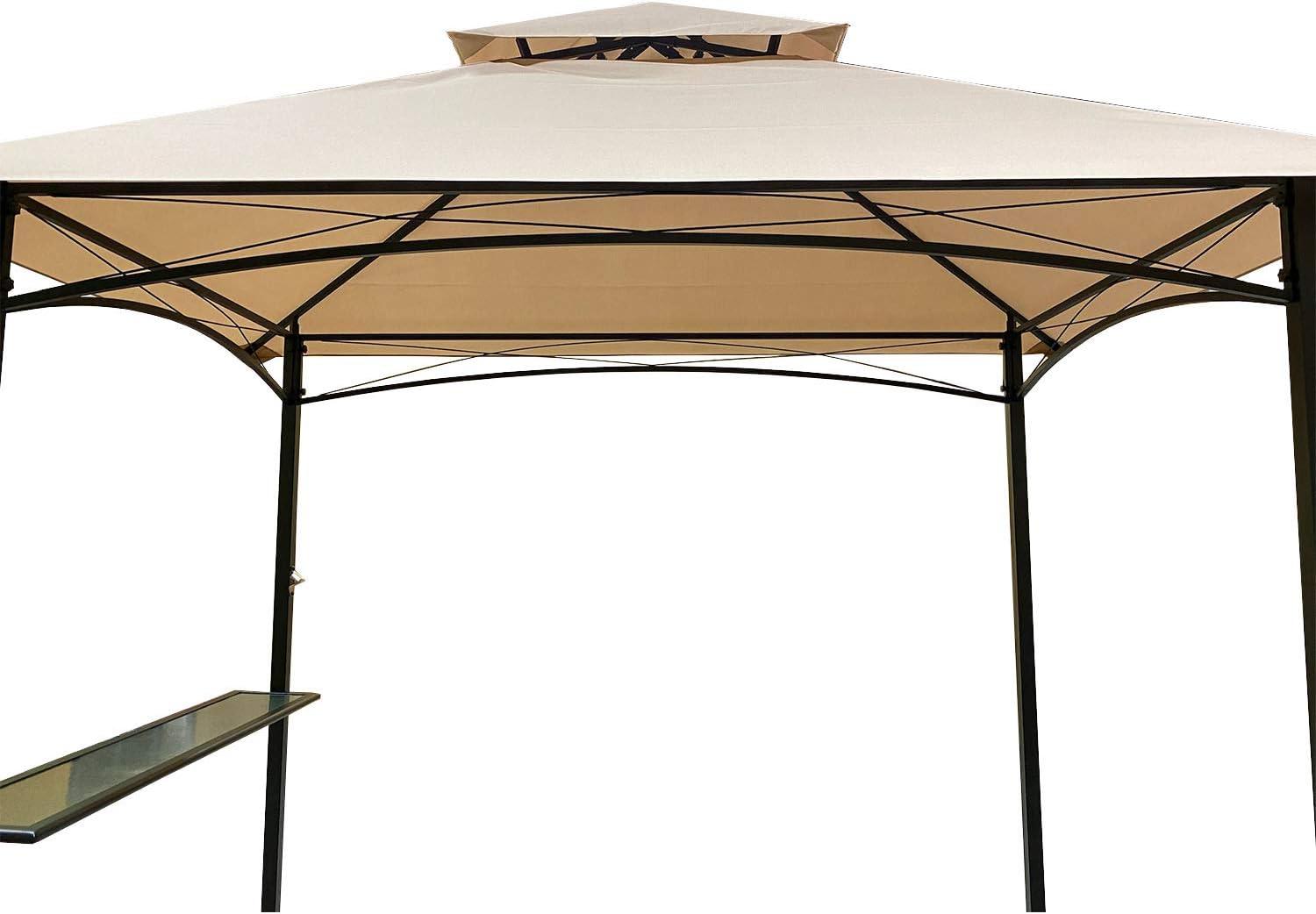 Garden Winds Replacement Canopy Top Cover for Outside Grill Gazebo - Riplock 350