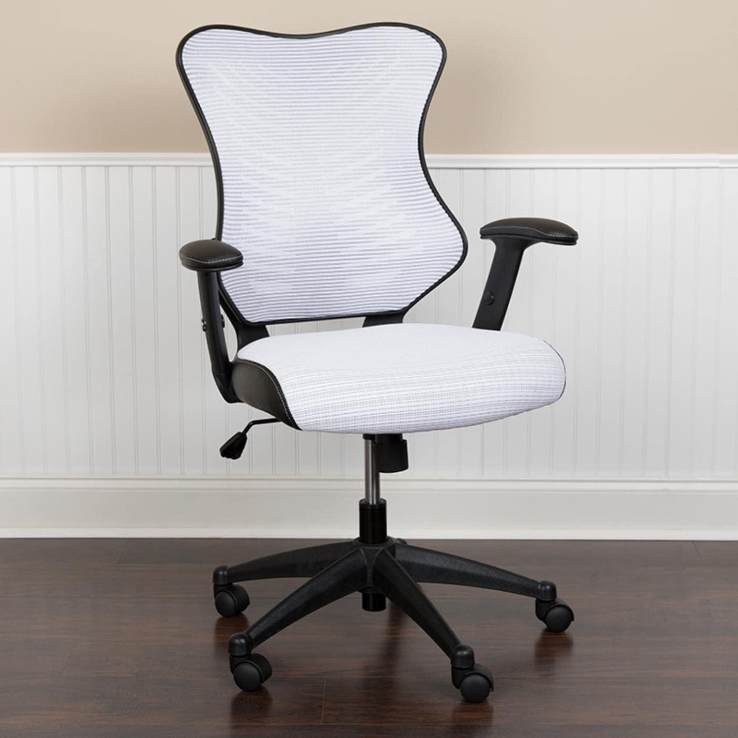 Flash Furniture High Back Designer Mesh Executive Swivel Ergonomic Office Chair with Adjustable Arms