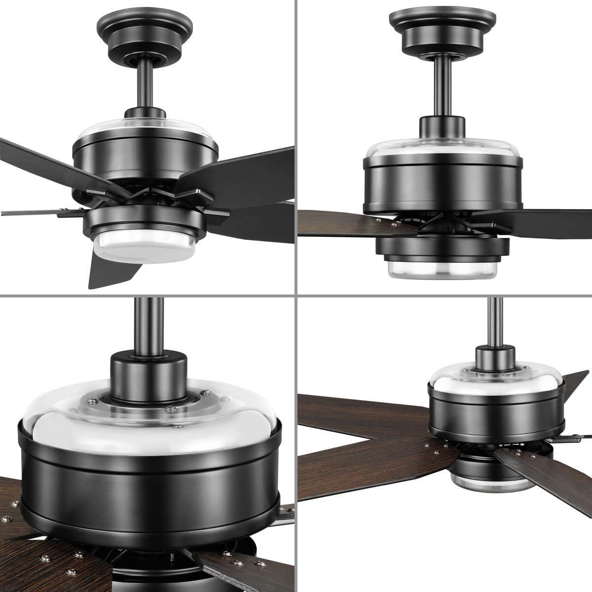 Progress Lighting - Byars - 5 Blade Ceiling Fan with Light Kit In Transitional