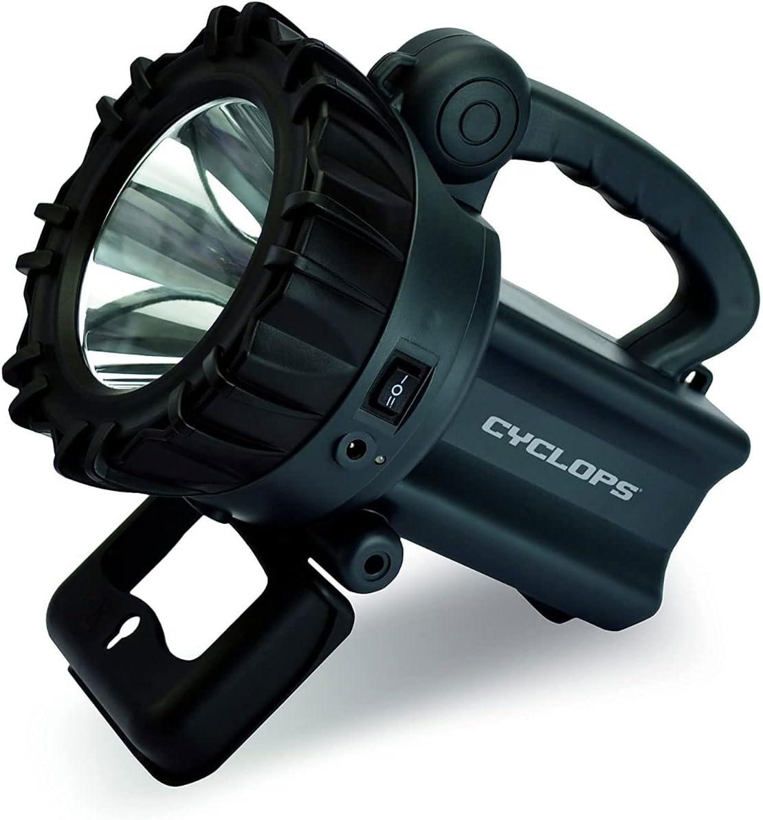 Compact Dual-Rechargeable 850-Lumen LED Tactical Spotlight in Black