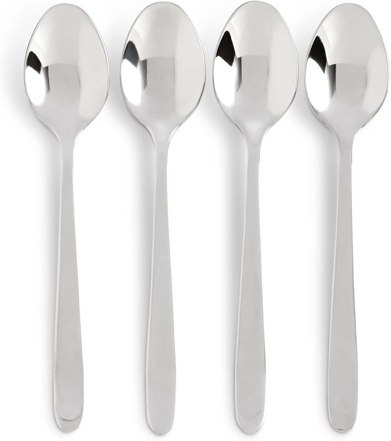 Fino Demi Spoon Set, 18/10 Stainless Steel, Set of 4