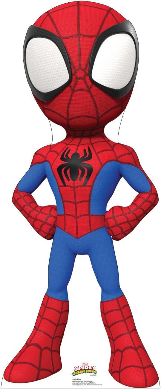 44 x 18 in. Spidey Cardboard Cutout, Spidey & His Amazing Friends